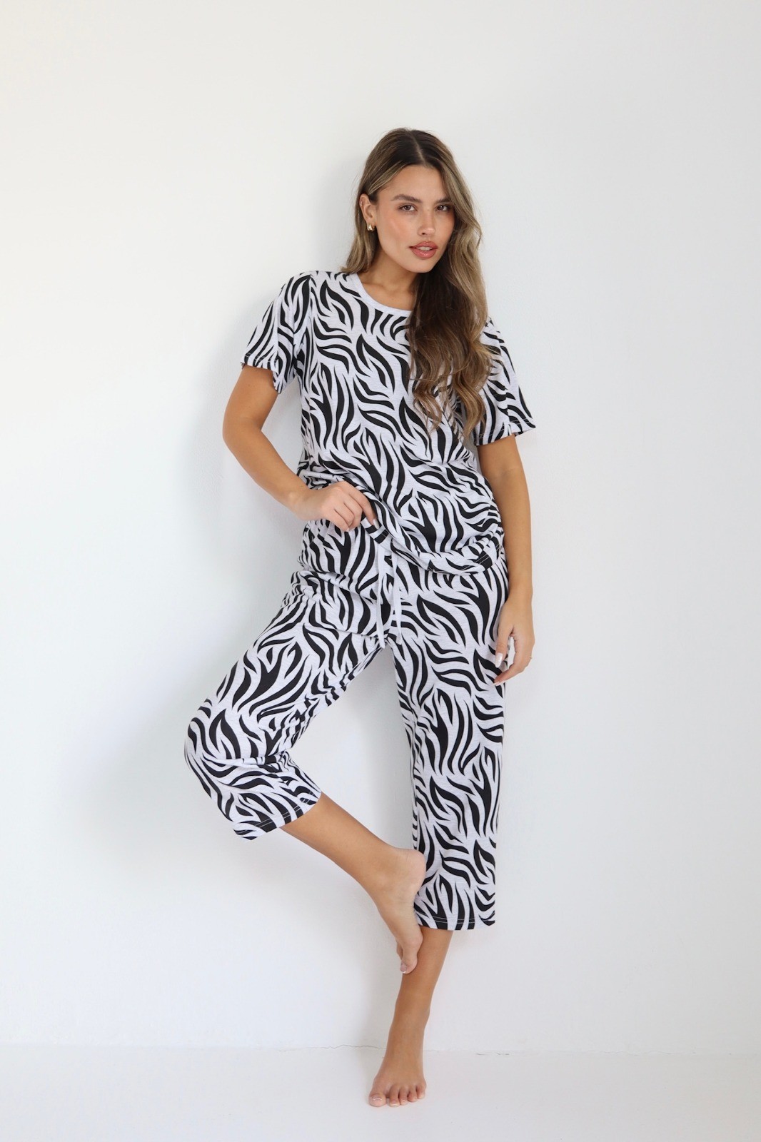 פיג'מה 7/8 דלתא זברה 